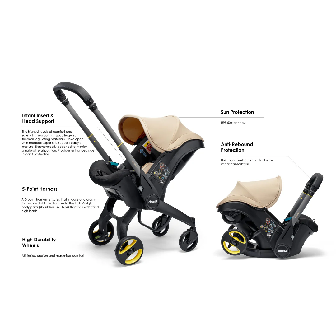 [Bundle] Doona i Car Seat Stroller with Isofix Base - Image 6
