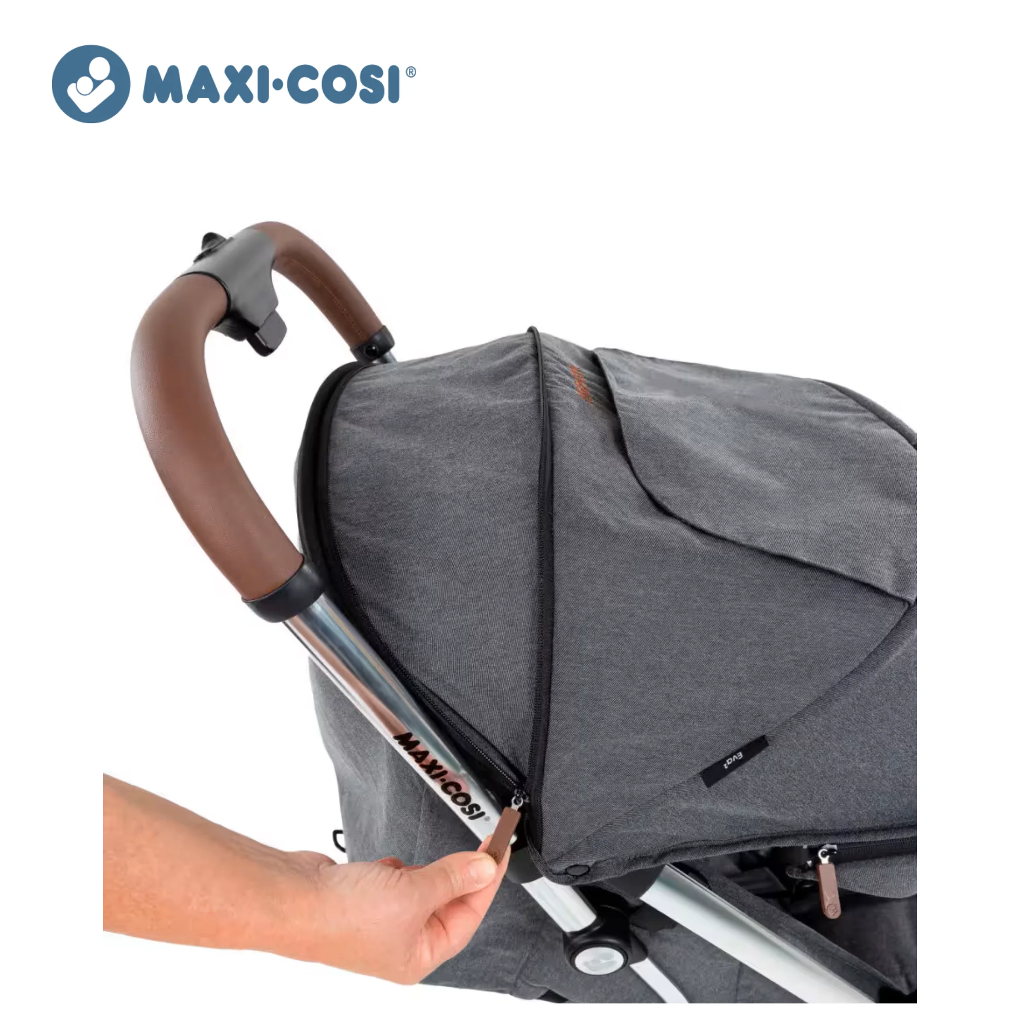 Maxi-Cosi Eva² Luxe Stroller [Twillic Grey] - Image 4
