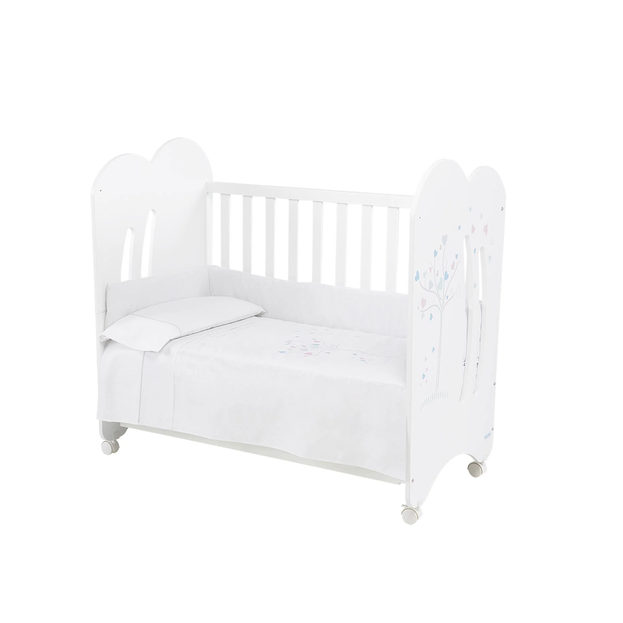 Micuna Aura Baby Cot with Relax System [MINOR PRINTING ISSUE;  FREE FOAM MATTRESS WITH HOLE] - Image 4