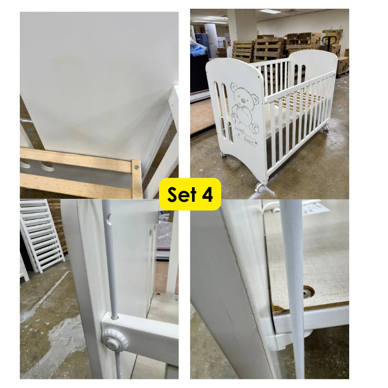 Micuna Sweet Bear Baby Cot with Relax System [Display & New Stock] - Image 11