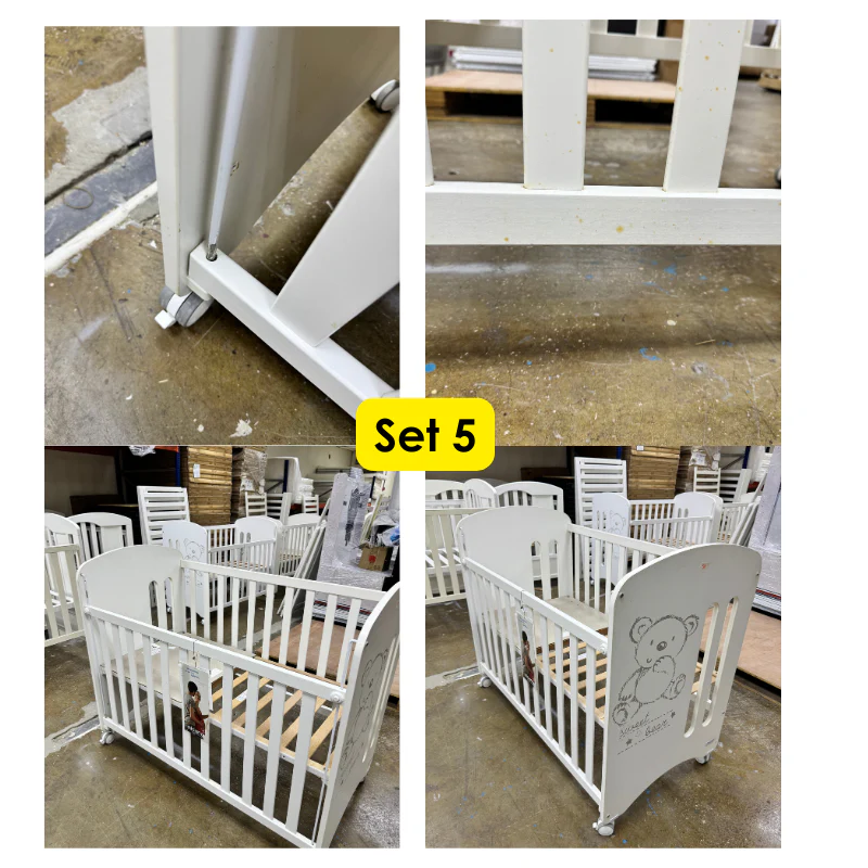 Micuna Sweet Bear Baby Cot with Relax System [Display & New Stock] - Image 14