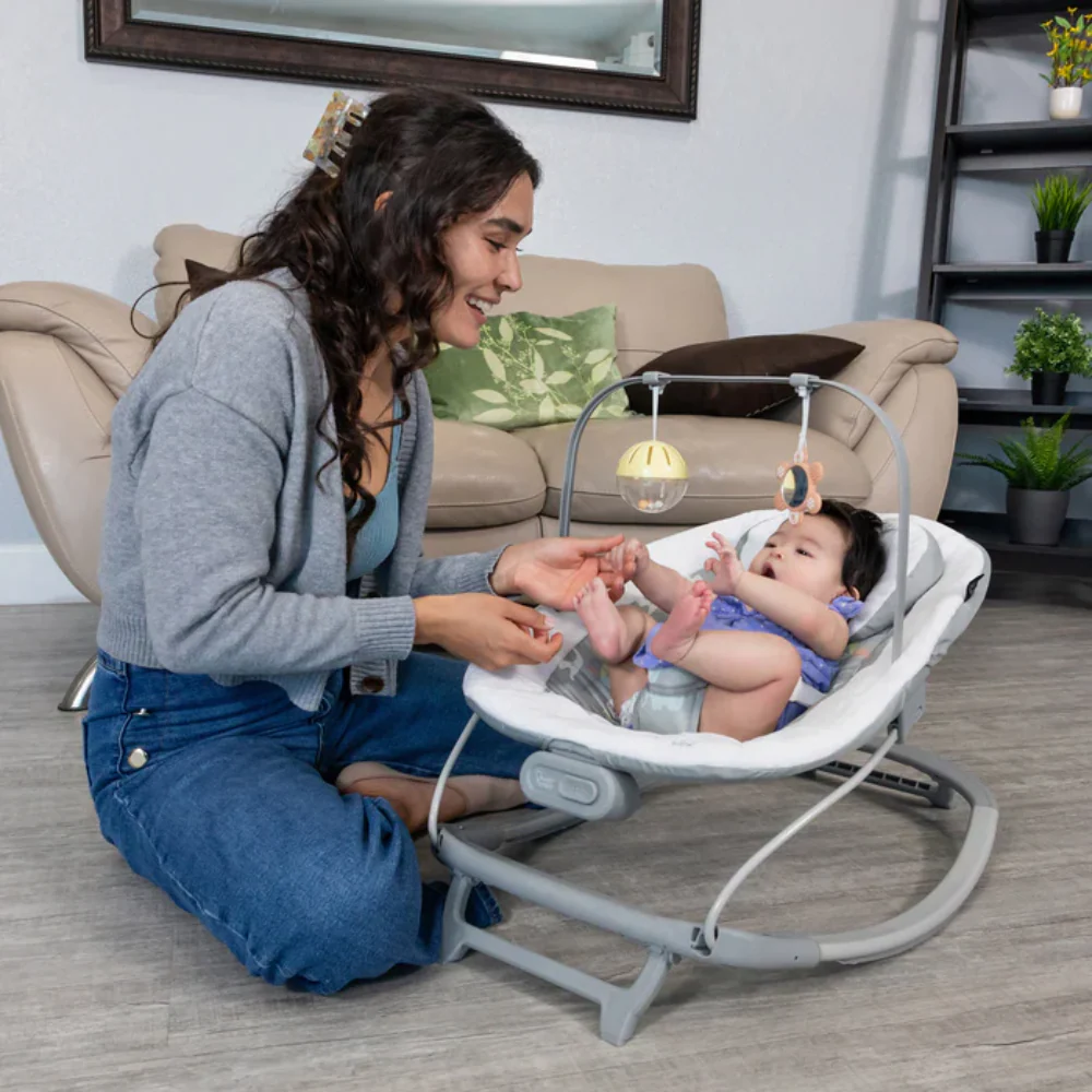 Smart Steps My First Rocker 2 Bouncer - Two of a Kind Grey - Image 4